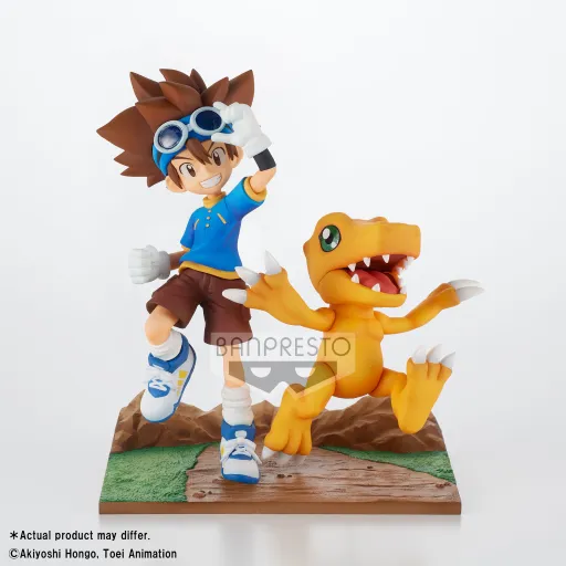 Digimon Adventure Adventure Archives Taichi and Agumon figure 15cm